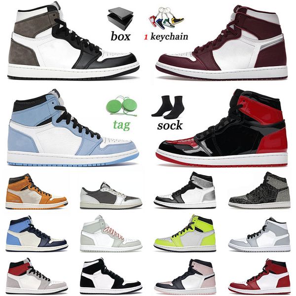 university blue og jumpman 1 1s mens basketball shoes dark mocha bordeaux patent bred royal blue georgetown men women sneakers trainers 36-4
university blue og jumpman 1 1s mens basketball shoes dark mocha bordeaux patent bred royal blue georgetown men women sneakers trainers 36-4