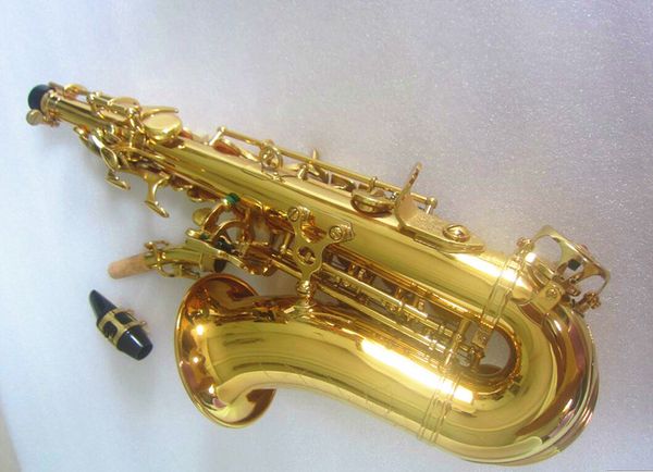 curved soprano saxophone gold lacquer sax mouthpiece reeds neck musical instrument accessories hard box
curved soprano saxophone gold lacquer sax mouthpiece reeds neck musical instrument accessories hard box