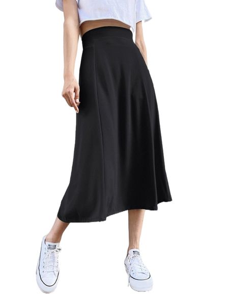 dazy solid high waist flared dress p6fl#, Black
dazy solid high waist flared dress p6fl#, Black