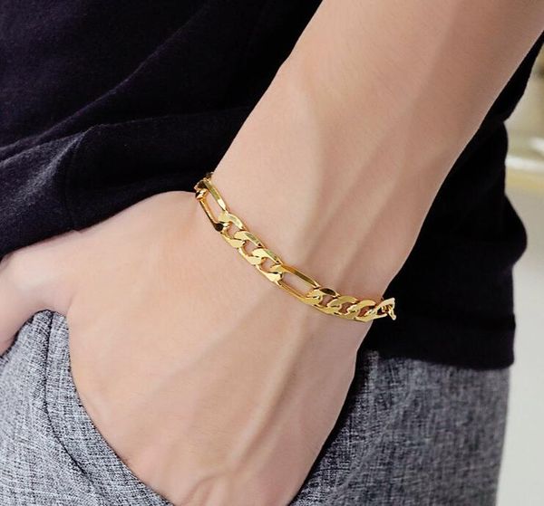 14k figaro cuban bracelet chain hip hop style 8mm men's and women's bracelet, Black
14k figaro cuban bracelet chain hip hop style 8mm men's and women's bracelet, Black