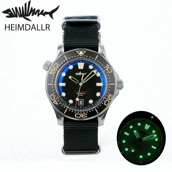 wristwatches heimdallr sea ghost men's dive watch black dial titanium case 200m water resistance sapphire nh35a automatic movement wris, Slivery;brown
wristwatches heimdallr sea ghost men's dive watch black dial titanium case 200m water resistance sapphire nh35a automatic movement wris, Slivery;brown