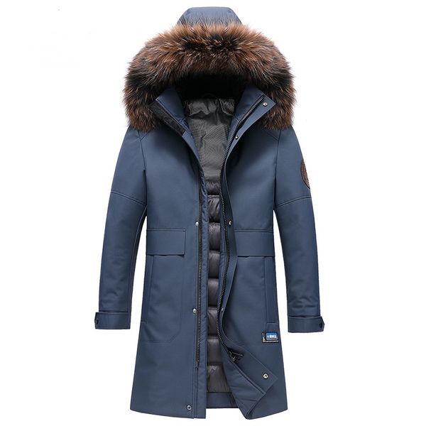 long down jacket men's winter parkas warm coats outdoor jackets hooded real raccoon fur collar thickening windbreakers outerwear plus, Black
long down jacket men's winter parkas warm coats outdoor jackets hooded real raccoon fur collar thickening windbreakers outerwear plus, Black