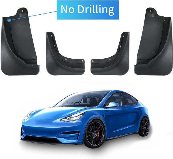 for tesla model y splash guards no need to drill holes fender mud guard abs accessories 4pcs
for tesla model y splash guards no need to drill holes fender mud guard abs accessories 4pcs