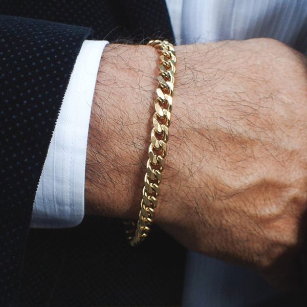 mens bracelet miami cuban link chain bracelet stainless steel brazalets for men 3 to 11mm braslet jewelry gift for him, Black
mens bracelet miami cuban link chain bracelet stainless steel brazalets for men 3 to 11mm braslet jewelry gift for him, Black