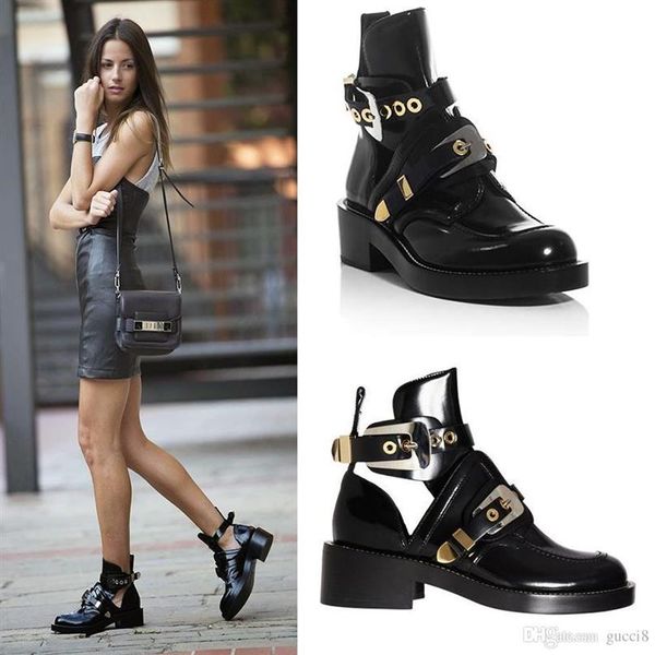 2017 black women shoes genuine leather ankle motorcycle boots riding gladiator bootie flats cutout square heel buckle boot3263
2017 black women shoes genuine leather ankle motorcycle boots riding gladiator bootie flats cutout square heel buckle boot3263