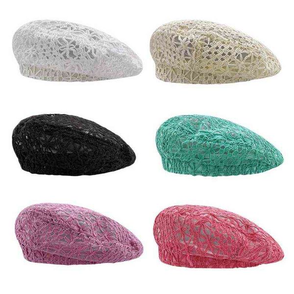 women cotton beret caps hook slouchy beanie hat handmade knitted cutout summer flowers skull cap color optional j220722, Blue;gray
women cotton beret caps hook slouchy beanie hat handmade knitted cutout summer flowers skull cap color optional j220722, Blue;gray