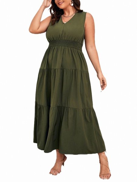 plus solid tie back ruffle hem dress g8vo#, Black
plus solid tie back ruffle hem dress g8vo#, Black