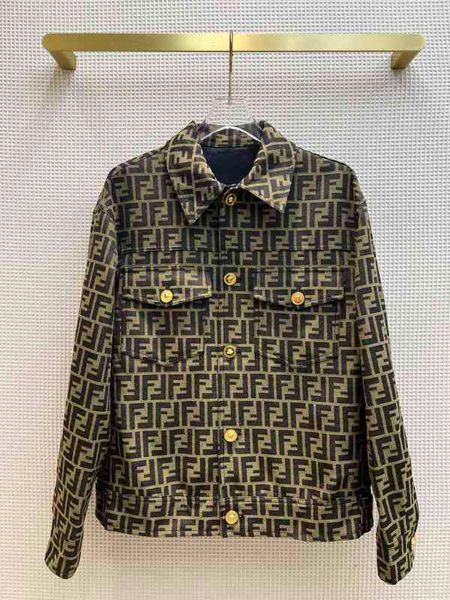 women's jackets high edition summer and autumn double f old flower jacket for men women, Black;brown
women's jackets high edition summer and autumn double f old flower jacket for men women, Black;brown