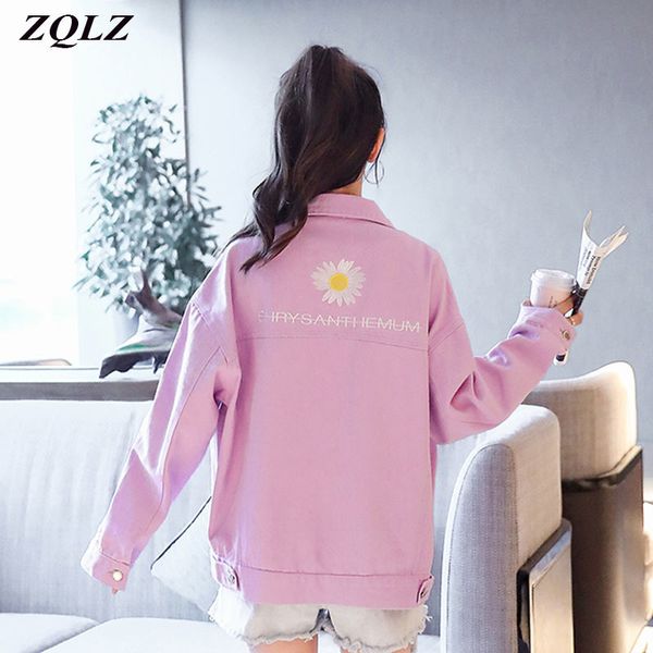 zqlz autumn vintage jean coat women loose short denim jacket female embroidery harajuku black jeans coats mujer 201023, Black;brown
zqlz autumn vintage jean coat women loose short denim jacket female embroidery harajuku black jeans coats mujer 201023, Black;brown