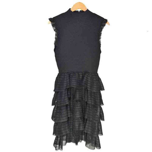 casual dresses spring and summer layered ruffle sleeveless knitted slim fitting dress, Black;gray
casual dresses spring and summer layered ruffle sleeveless knitted slim fitting dress, Black;gray