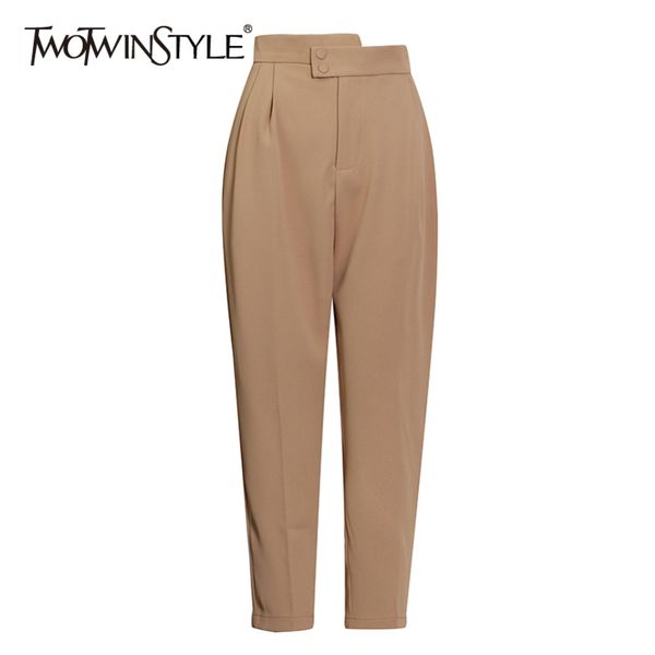 minimalist patchwork pocket harem pants for women high waist casual loose trouser female fashion clothing 210423, Black;white
minimalist patchwork pocket harem pants for women high waist casual loose trouser female fashion clothing 210423, Black;white