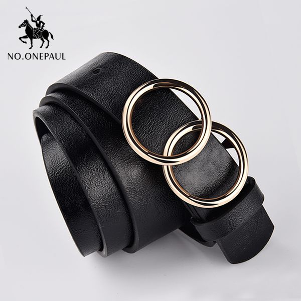 no.onepaul designer's famous brand leatherbelt fashion alloy double ring circle buckle girl jeans dress wild belts 220411, Black;brown
no.onepaul designer's famous brand leatherbelt fashion alloy double ring circle buckle girl jeans dress wild belts 220411, Black;brown