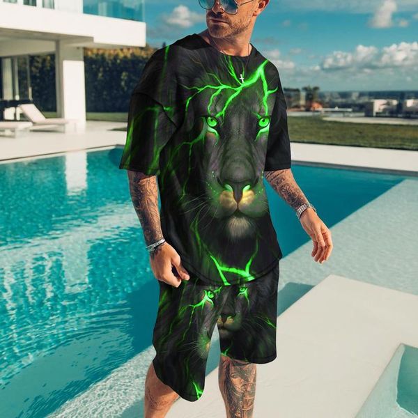men's tracksuits trend men sets 3d lion printed clothing men's sportswear casual shorts t shirts set sweat suits summer tracksuit, Gray
men's tracksuits trend men sets 3d lion printed clothing men's sportswear casual shorts t shirts set sweat suits summer tracksuit, Gray