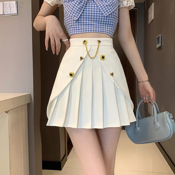 designer heavy industry chain skirt women's 2022 spring and summer new fashion high waist slim anti light a-line 2022, White
designer heavy industry chain skirt women's 2022 spring and summer new fashion high waist slim anti light a-line 2022, White