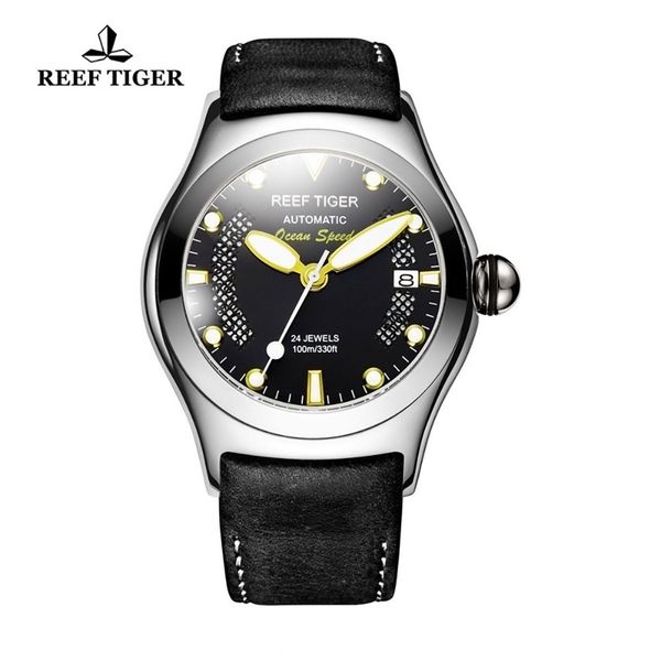 reef tiger/rt sport watches for men steel big skeleton dial watches automatic watches leather strap rga704 t200324, Slivery;brown
reef tiger/rt sport watches for men steel big skeleton dial watches automatic watches leather strap rga704 t200324, Slivery;brown