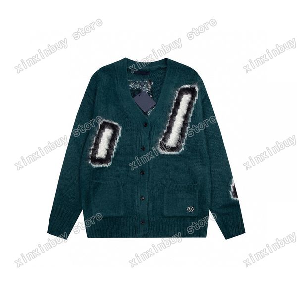 xinxinbuy mens designers sweaters cardigan womens letter jacquard luxurys blue gray green s-xl, White;black
xinxinbuy mens designers sweaters cardigan womens letter jacquard luxurys blue gray green s-xl, White;black