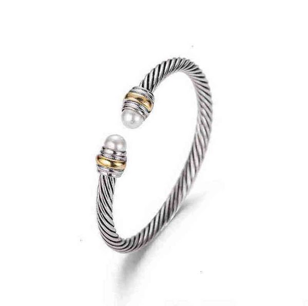 bracelet dy luxury designer twisted pearl head women bangles fashion versatile twist bracelets jewelry platinum plated wedding gifts bangle, Black
bracelet dy luxury designer twisted pearl head women bangles fashion versatile twist bracelets jewelry platinum plated wedding gifts bangle, Black