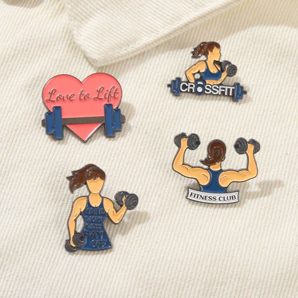 women sports fitness dumbbell shaped brooches girls alloy weightlifting heart clothes buckle badges backpack bags sweater clothing pin brooc, Gray
women sports fitness dumbbell shaped brooches girls alloy weightlifting heart clothes buckle badges backpack bags sweater clothing pin brooc, Gray