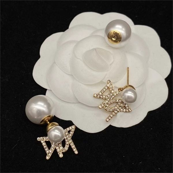 2022 20% off designer jewelry d di diamond inlaid letter pearl simple light luxury fashion temperament matching of female earrings, Golden
2022 20% off designer jewelry d di diamond inlaid letter pearl simple light luxury fashion temperament matching of female earrings, Golden