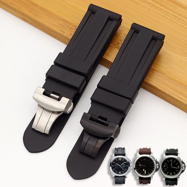 watch band for panerai pam 111 441 tpu rubber silicone 22 24mm strap watch accessories folding clasp bracelet chain, Black;brown
watch band for panerai pam 111 441 tpu rubber silicone 22 24mm strap watch accessories folding clasp bracelet chain, Black;brown