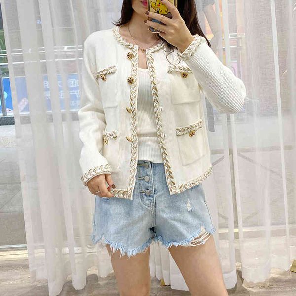 women's sweaters tweed autumn and winter knitting long sleeve small fragrance temperament knitted jacket cardigan women's loose bo, White;black
women's sweaters tweed autumn and winter knitting long sleeve small fragrance temperament knitted jacket cardigan women's loose bo, White;black