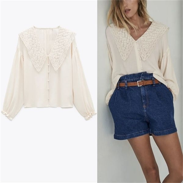 embroidered lapels summer blouse women puff long sleeve vintage shirts woman fashionfront button slim embroidery 210524, White
embroidered lapels summer blouse women puff long sleeve vintage shirts woman fashionfront button slim embroidery 210524, White