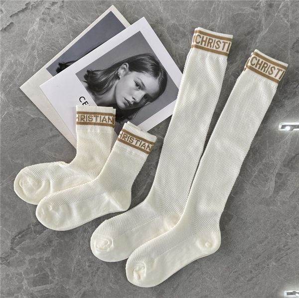 fashion letter women hosierys brand spring summer designers calf sock mesh hollow high tube socks womens hosiery thin cotton sports owor, Black;white
fashion letter women hosierys brand spring summer designers calf sock mesh hollow high tube socks womens hosiery thin cotton sports owor, Black;white