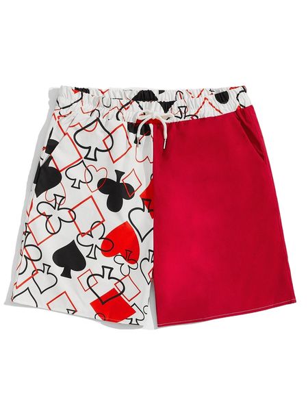 romwe guys playing card symbol print shorts x3gs#, White;black
romwe guys playing card symbol print shorts x3gs#, White;black