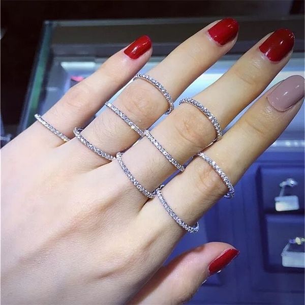 pave zircon cz ring real silver color jewelry engagement wedding band rings for women bridal charm party bijou 220728, Slivery;golden
pave zircon cz ring real silver color jewelry engagement wedding band rings for women bridal charm party bijou 220728, Slivery;golden