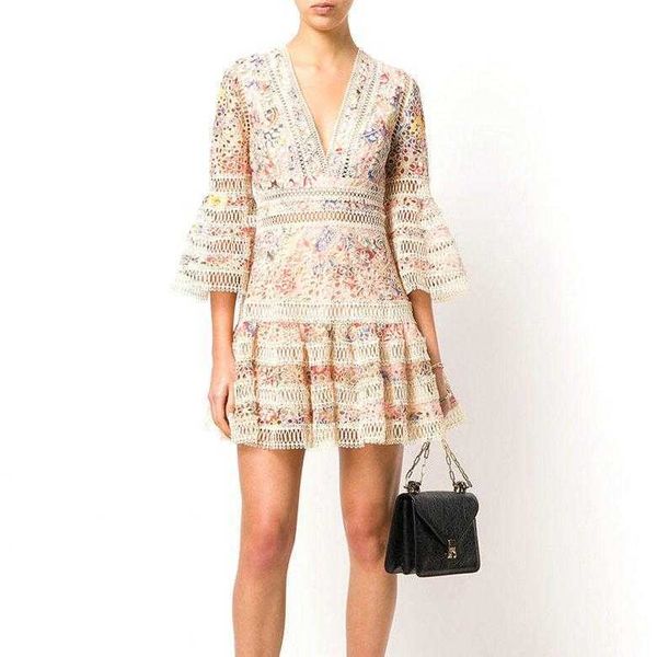 2023luxury designer self portrait dress women high-end print floral embroidery hollow out lace v-neck pink bohemian beach, Black;gray
2023luxury designer self portrait dress women high-end print floral embroidery hollow out lace v-neck pink bohemian beach, Black;gray