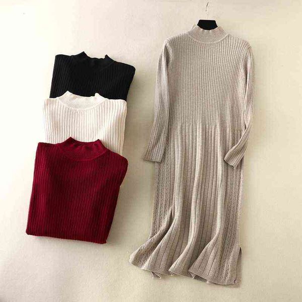 autumn winter long thick straight sweater dress women solid loose pure solor thick dress female oversize knit dress long sleeve t220804, Black;gray
autumn winter long thick straight sweater dress women solid loose pure solor thick dress female oversize knit dress long sleeve t220804, Black;gray