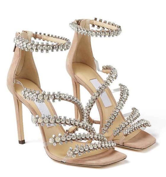 2022 women's josefine sandals strappy crystal lady high heels party,wedding,dress summer gladiator sandalias with box, Black
2022 women's josefine sandals strappy crystal lady high heels party,wedding,dress summer gladiator sandalias with box, Black