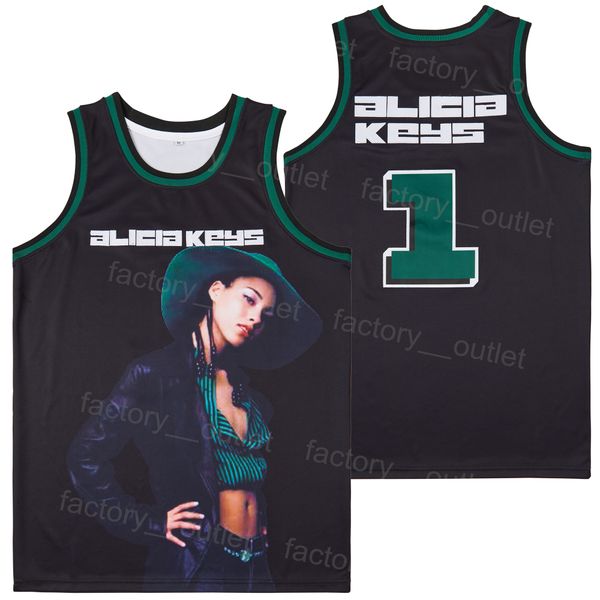 movie high school basketball 1 alicia keys jersey college musical album hip hop university team color black for sport fans embroidery and se
movie high school basketball 1 alicia keys jersey college musical album hip hop university team color black for sport fans embroidery and se