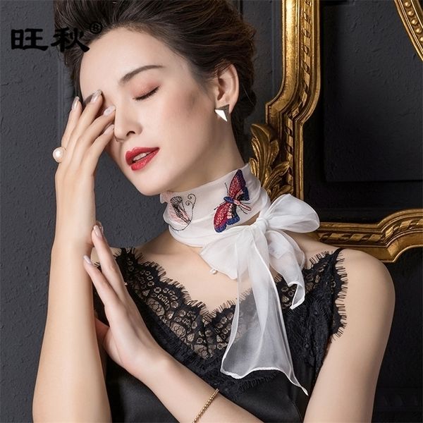 100% mulberry silk fashion silk scarf women's solid color embroidered butterfly scarf thin rectangular neck guard decoration 220511, Blue;gray
100% mulberry silk fashion silk scarf women's solid color embroidered butterfly scarf thin rectangular neck guard decoration 220511, Blue;gray