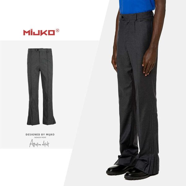men's pants mijko men's wear women's new casual pants ow style men's and women's same fashion brand neutral pleated, Black
men's pants mijko men's wear women's new casual pants ow style men's and women's same fashion brand neutral pleated, Black