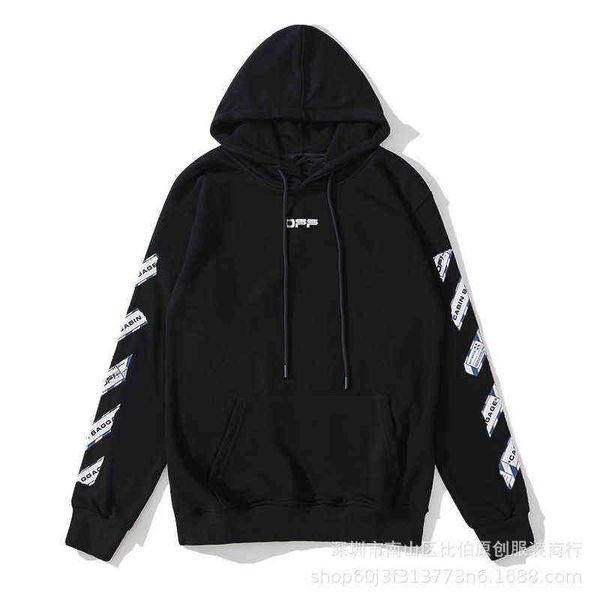 factory online export trendy sweater off autumn winter hoodie ow men's and women's jacket arrow print bottomed, Black
factory online export trendy sweater off autumn winter hoodie ow men's and women's jacket arrow print bottomed, Black