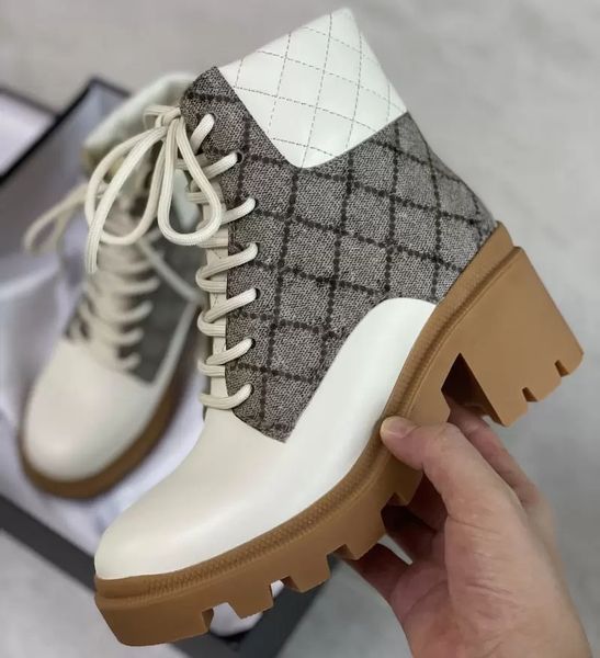 luxury women martin desert boots beige and ebony 100% genuine leather quilted lace-up winter shoes rubber lug sole designer booties, Black
luxury women martin desert boots beige and ebony 100% genuine leather quilted lace-up winter shoes rubber lug sole designer booties, Black