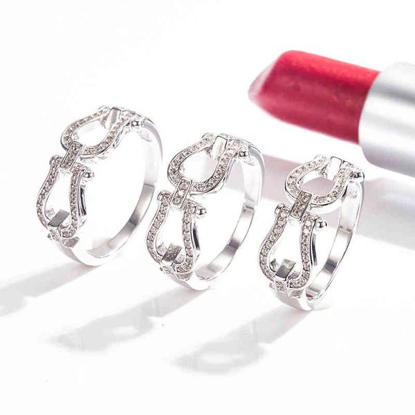 band rings finger ring s925 sterling silver horseshoe buckle personality light luxury temperament women's net red trend full diamond
band rings finger ring s925 sterling silver horseshoe buckle personality light luxury temperament women's net red trend full diamond
