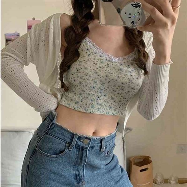 floral crop women summer camisole lace trim slim prairie chic sweet lolita style outfits 210326, White
floral crop women summer camisole lace trim slim prairie chic sweet lolita style outfits 210326, White