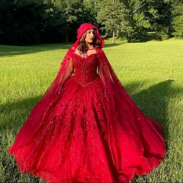 red quinceanera dresses with cloak wrap cape flowers sweetheart lace up corset princess dress vestidos de quinceanera 2022 estidos para 15 n, Blue;red
red quinceanera dresses with cloak wrap cape flowers sweetheart lace up corset princess dress vestidos de quinceanera 2022 estidos para 15 n, Blue;red