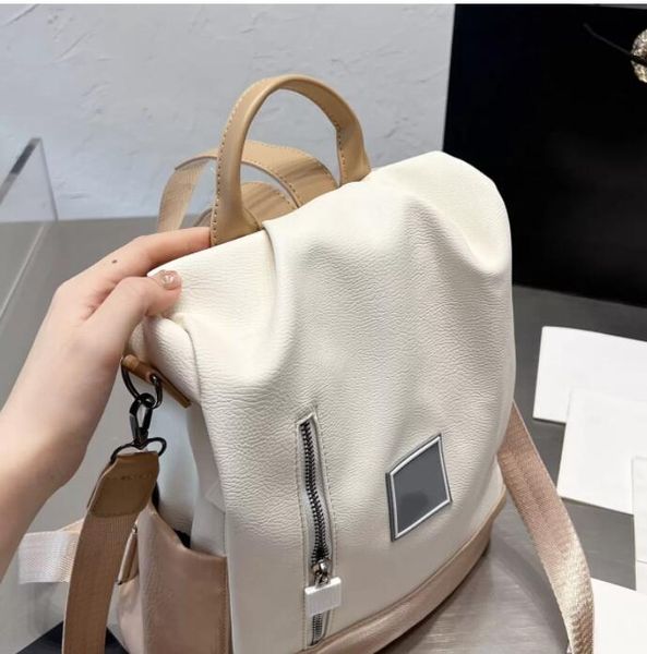 tz women's french backpack calfskin classic colorblock large capacity double shoulder strap school bag luxury designer ladies mens outd
tz women's french backpack calfskin classic colorblock large capacity double shoulder strap school bag luxury designer ladies mens outd