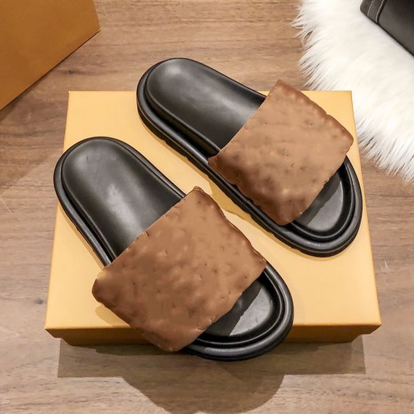 luxury l designer men women slippers sandals embossed printing pool hook loop mule summer flat heel scuff slides flip flops beach, Black
luxury l designer men women slippers sandals embossed printing pool hook loop mule summer flat heel scuff slides flip flops beach, Black