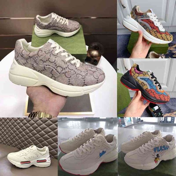dress shoes designer mens rhyton casual thick soled chaussures genuine leather beige women sneaker do-old dad vintage lace-up increase platf, Black
dress shoes designer mens rhyton casual thick soled chaussures genuine leather beige women sneaker do-old dad vintage lace-up increase platf, Black