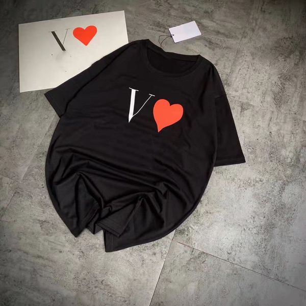 women's t-shirt designer 6032905 men's and women's same short sleeve summer new love letter printing versatile fashion brand, White
women's t-shirt designer 6032905 men's and women's same short sleeve summer new love letter printing versatile fashion brand, White