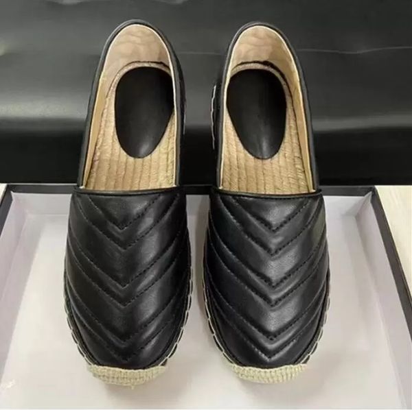 designer women sandals leather espadrille sandal luxury slipper flat platform shoes with the double gslides metal beach weave shoes size 36-, Black
designer women sandals leather espadrille sandal luxury slipper flat platform shoes with the double gslides metal beach weave shoes size 36-, Black