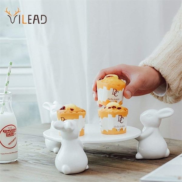 vilead ceramic cake stand fruit plate food set cute rabbit dessert tableware home decor el restaurant living table decoration 220307
vilead ceramic cake stand fruit plate food set cute rabbit dessert tableware home decor el restaurant living table decoration 220307