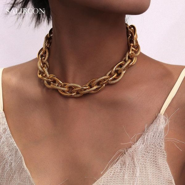 earrings & necklace salircon women jewelry set punk cuban thick chain chunky choker bracelet statement gothic gold color party, Silver
earrings & necklace salircon women jewelry set punk cuban thick chain chunky choker bracelet statement gothic gold color party, Silver