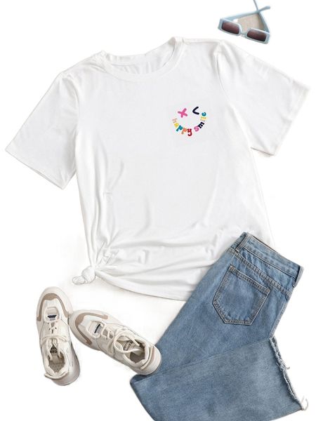 plus letter graphic tee f8s2#, Black
plus letter graphic tee f8s2#, Black