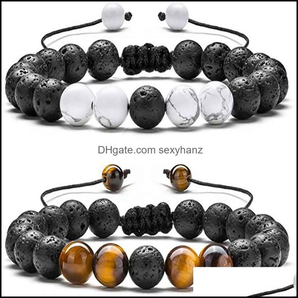 charm bracelets jewelry 8mm natural stone handmade rope braided beaded for men women lover fashion party jew dhfnx, Golden;silver
charm bracelets jewelry 8mm natural stone handmade rope braided beaded for men women lover fashion party jew dhfnx, Golden;silver