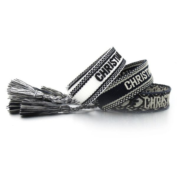 woven designer friendship bracelet luxury brand for women leopard printed rope bracelets embroidery braided with tassel bangle men jewelry c, Golden;silver
woven designer friendship bracelet luxury brand for women leopard printed rope bracelets embroidery braided with tassel bangle men jewelry c, Golden;silver